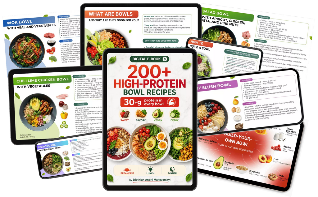[Upsell] 200+ HIGH-PROTEIN BOWL RECIPES FROM A NUTRITIONIST