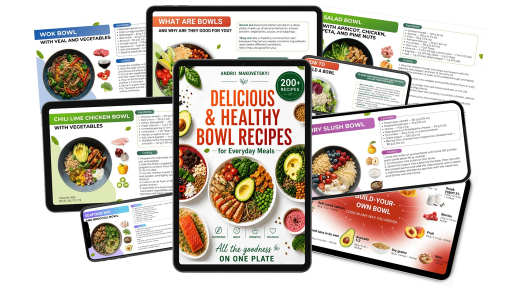 MÁS DE 200 RECETAS DELICIOSAS Y SALUDABLES EN BOWL
